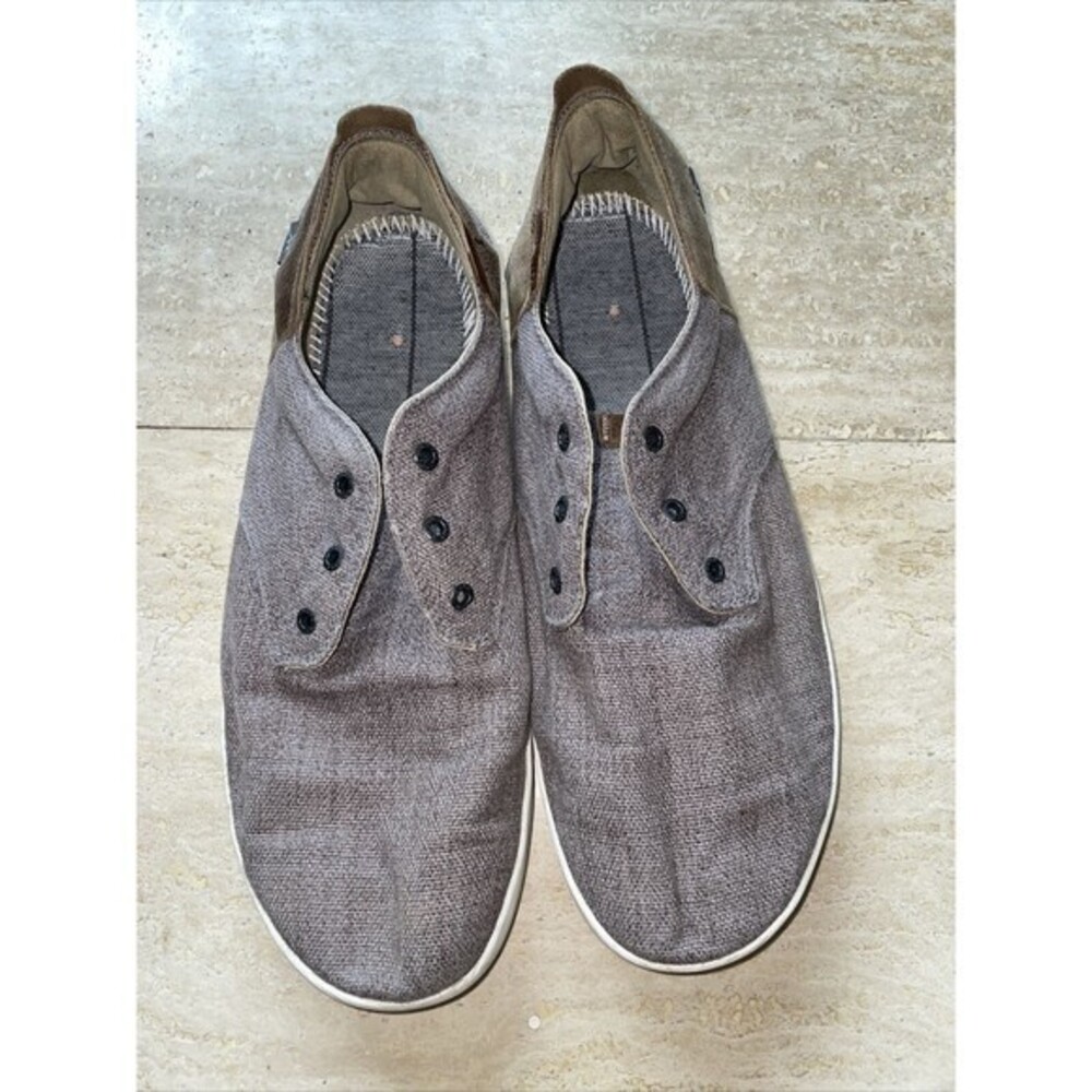 Men's Chaco Davis Lace Casual‎ Shoes Size 12 Canvas Leather Comfort